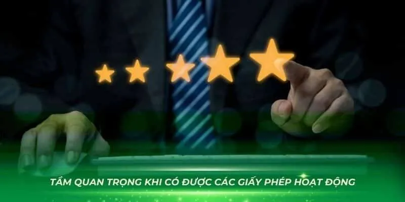 Giấy phép cá cược chứng tỏ nhà cái minh bạch